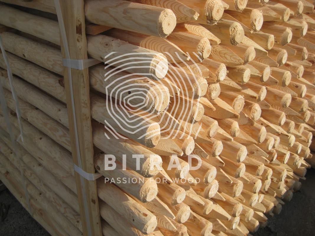 Postes agricolas de madera. PPHU Bitrad